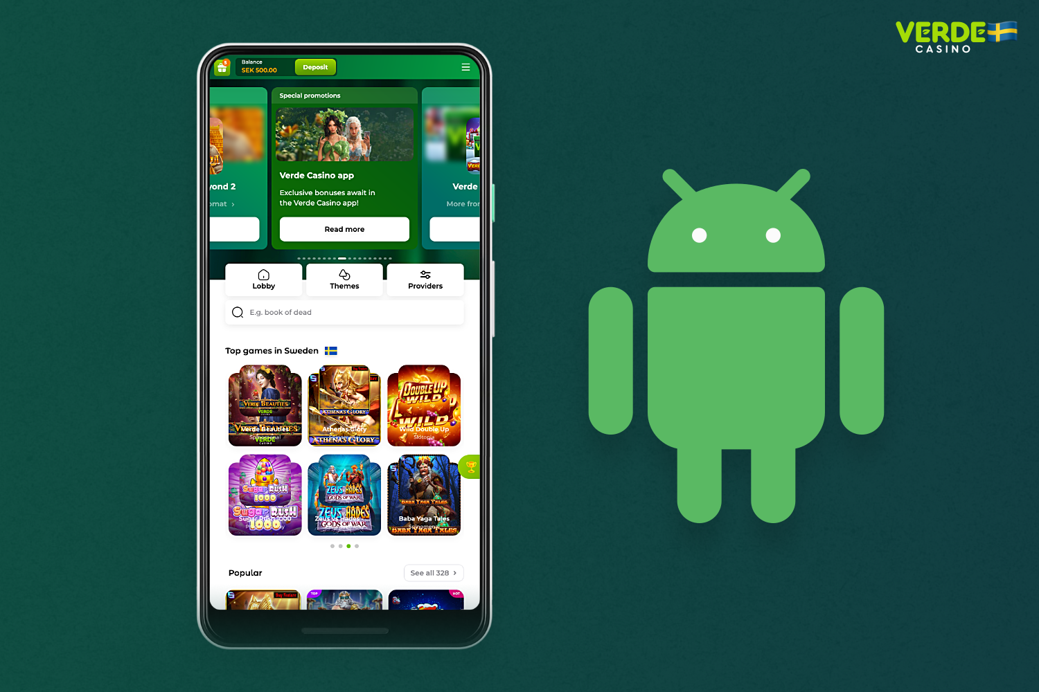 Verde Casino mobilapp för Android kan installeras i några få steg