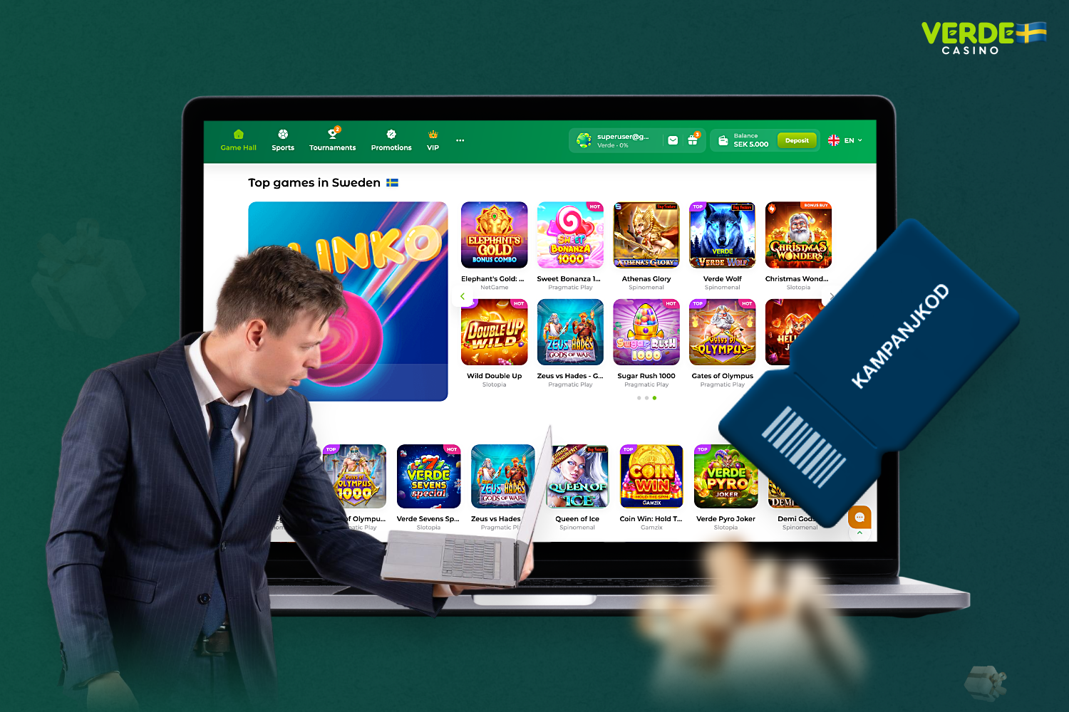 Verde Casino erbjuder också många andra trevliga bonusar och kampanjer