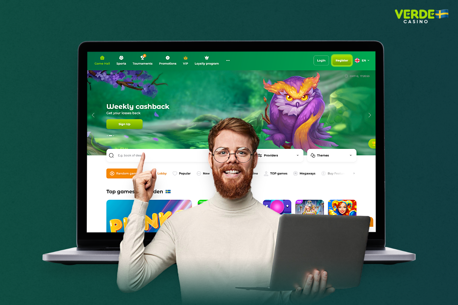 Verde Casino - är en välkänd spelplattform som blir alltmer populär bland spelare från Sverige