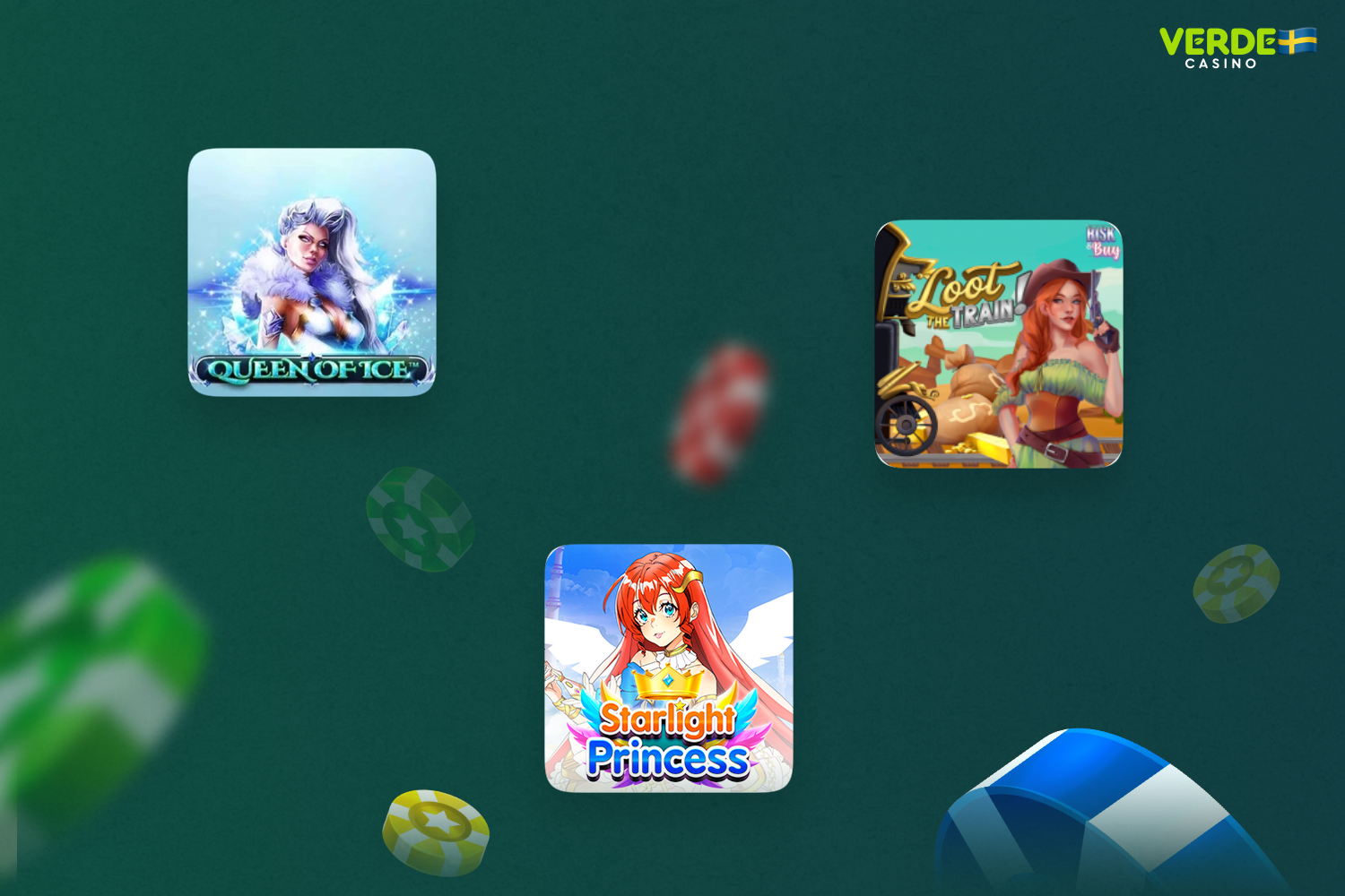 Verde Casino-appen innehåller en mängd olika intressanta spel, men några av dem har särskilt gynnats av spelare